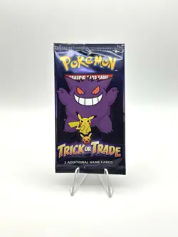 Pokemon Trick Or Trade Booster Pack Halloween 3 Card Pack 2022 - Image 1