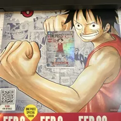 One Piece Monkey D. Luffy College Basketball St. John’s Card and Poster 2/6/26 - Image 1