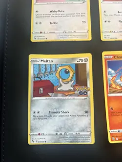 Pokemon go lot of 6 miscut error common cards rare Charmander squirtle eevee HTF - Image 2