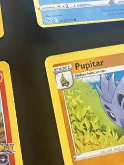 Pokemon go lot of 6 miscut error common cards rare Charmander squirtle eevee HTF - Image 3