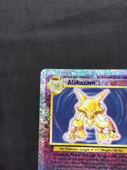 Pokemon Cards: Legendary Collection Reverse Holo: Alakazam 1/110 - Image 3