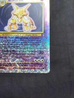 Pokemon Cards: Legendary Collection Reverse Holo: Alakazam 1/110 - Image 5