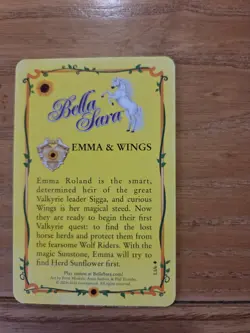 (900566) Bella Sara Sunflowers L1 EMMA & WINGS L1/6 Lenticular Card - Image 3