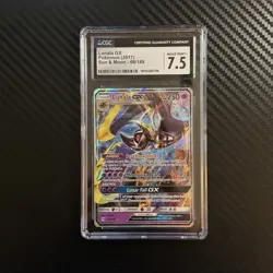 Lunala GX 66/149 SM Base Set Ultra Rare Holo CGC 7.5 Pokemon TCG Card - Image 1