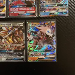 Pokemon GX Holo Card Lot - Gyarados, Lunala, Heatran, Lapras, Necrozma, Lycanroc - Image 5