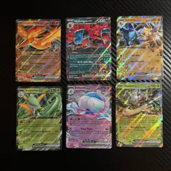 Pokemon TCG ex card lot of 12 Scarlet and Violet, Mega Evolution - Image 1