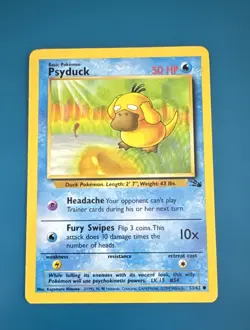 Psyduck - Fossil Set 53/62 (1999) - Common - WOTC Pokemon Card - Image 1