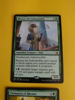 Rhonas the Indomitable & Champion of Rhonas Magic the Gathering 2 Card. AKH - Image 3