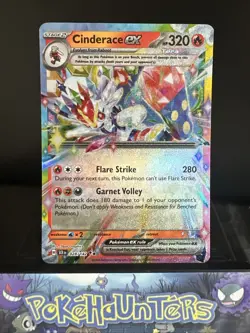 Pokemon Card Cinderace ex 028/142 Half Art Stellar Crown Near Mint - Image 1