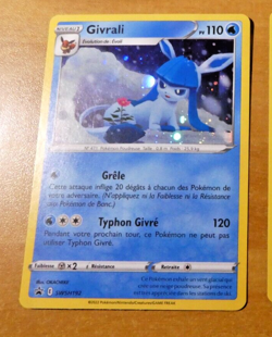 POKEMON FRANCAISE CARD RARE HOLO CARTE GIVRALI SWSH192 PROMO FR NM - Image 1