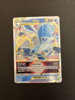 Glaceon VSTAR SWSH197 SWSH: Sword & Shield Black Star Promo Pokemon Card NM - Image 1