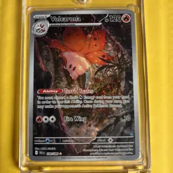 Pokemon TCG Black Bolt: Volcarona Illustration Rare Card 100/086 Mint Condition - Image 1
