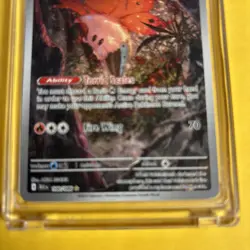 Pokemon TCG Black Bolt: Volcarona Illustration Rare Card 100/086 Mint Condition - Image 2