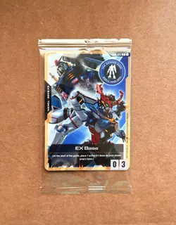 EX Base EXBP-003 Gundam World Tour 2025 Exclusive Promo TCG Card Game English - Image 1