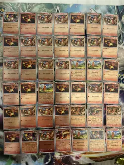 78x Charizard Charmeleon Charmander Reverse Holo Pokemon Card Lot + EX TCG - Image 2