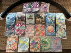 20x Pokemon English ex/V Full Art Card Lot - Near Mint - Image 1