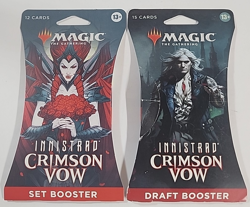 Lot of 2 Magic The Gathering Innistrad Crimson Vow Draft 15 Card Booster Pack - Image 1
