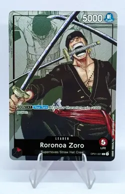 Roronoa Zoro - OP01-001 (Alternate Art) - One Piece Promotion Cards (OP-PR) ENG - Image 1