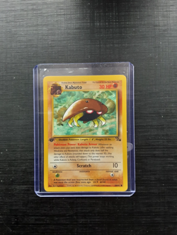 Pokemon Kabuto 50/64 First Edition Card Pack Fresh - Image 1