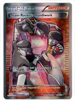 Team Rocket's Handiwork 124/124 Fates Collide Full Art Pokemon Card - Image 1