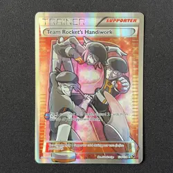 Team Rocket's Handiwork 124/124 Fates Collide Full Art Pokemon Card - Image 2