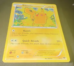 Pokemon TCG 2013 McDonald's NM-M Promo Pikachu 5/12 Limited Confetti Holo Card - Image 1
