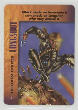 1995 Marvel Overpower CCG Special Character Cards Longshot (Freedom Fighter) - Image 1