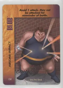 1995 Marvel Overpower CCG Special Character Cards Blob Absorb Impact - Image 1