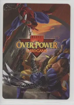 1995 Marvel Overpower CCG Special Character Cards Blob Absorb Impact - Image 2