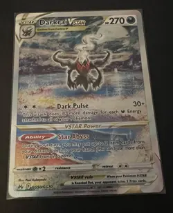 Pokemon Darkrai VSTAR Holo Ultra Rare TCG Card Crown ZENITH:GG50/GG70 - Image 2