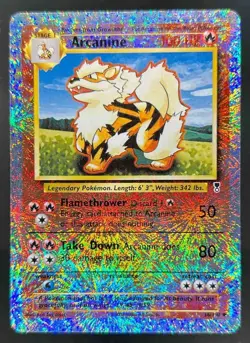 2002 Pokemon Legendary Collection Arcanine Reverse Holo #36/110 - Image 1