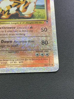 Arcanine 36/11 Reverse Holo Legendary Collection 2002 Pokemon TCG - Image 5