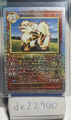 Pokemon TCG Arcanine Legendary Collection Reverse Holo 36/110 - Image 1