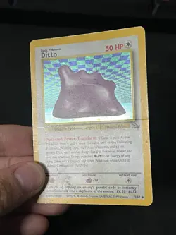 Ditto 3/62 Holo Rare Fossil Set Pokemon Card WOTC TCG - Image 3