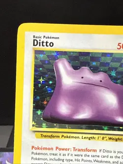 Pokemon Card Ditto 3/62 Fossil Set Rare Holo WOTC Near Mint - Image 3