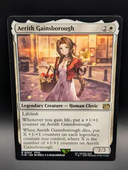 MTG - Aerith Gainsborough - Legendary Creature - FIN #4 - Rare - NM - Image 1