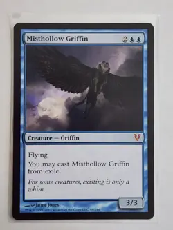 Misthollow Griffin #68 MTG [Avacyn Restored] Mythic Blue Creature Regular NM - Image 1
