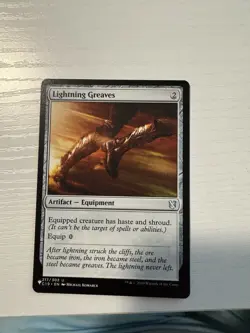 Lightning Greaves Commander Masters Regular - Image 1