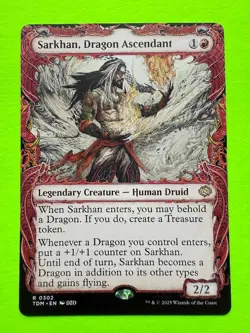 MTG Tarkir Dragonstorm - Sarkhan, Dragon Ascendant - Rare Showcase - Non-Foil - Image 1