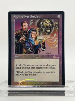 Quicksilver Amulet FOIL Urza’s Legacy 1999 Near Mint Magic The Gathering Mtg - Image 1