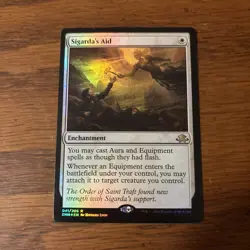 MTG - Sigarda's Aid - Foil - Eldritch Moon - Image 1