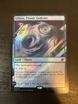 Uthros, Titanic Godcore Edge of Eternities Foil Near Mint - Image 1