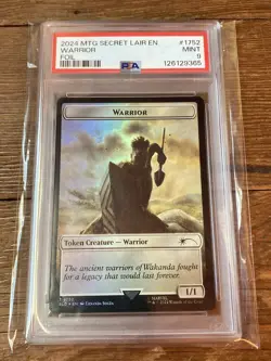Warrior Token (Rainbow Foil) - Secret Lair Drop Series (SLD) MTG PSA 9 - Image 1