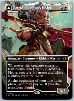 Brigid, Clachan's Heart (Borderless) R Lorwyn Eclipsed 285 NM - Image 1