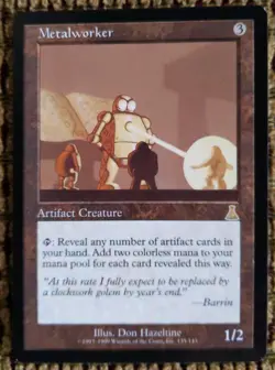 Metalworker (Urza’s Destiny) - Near Mint - MTG Vintage Artifact Creature - Image 1