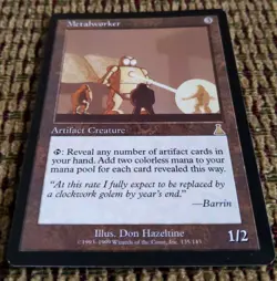 Metalworker (Urza’s Destiny) - Near Mint - MTG Vintage Artifact Creature - Image 2