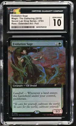 EVOLUTION SAGE Secret Lair Foil Promo CGC 10 Gem Mint MTG [Nostalgium] - Image 1