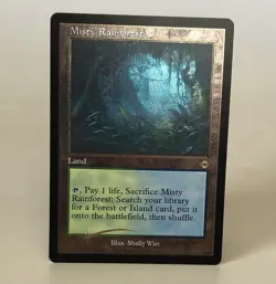 MTG Misty Rainforest - Retro Foil Etched - MH2 NM - Image 1