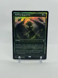 Roiling Regrowth Zendikar Rising Promo Pack Foil LP-NM - Image 1