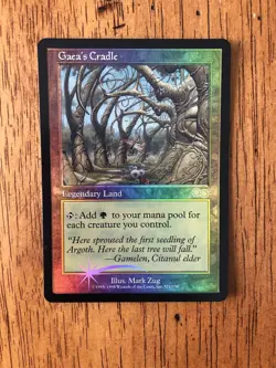 Mtg - Gaea’s Cradle - Judge Foil - Urza’s Saga - Legacy - Edh -WATCH ITEM VIDEO! - Image 3